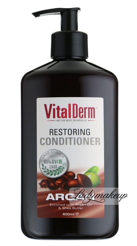VitalDerm - RESTORING CONDITIONER - Odbudowująca odżywka do włosów z olejem arganowym