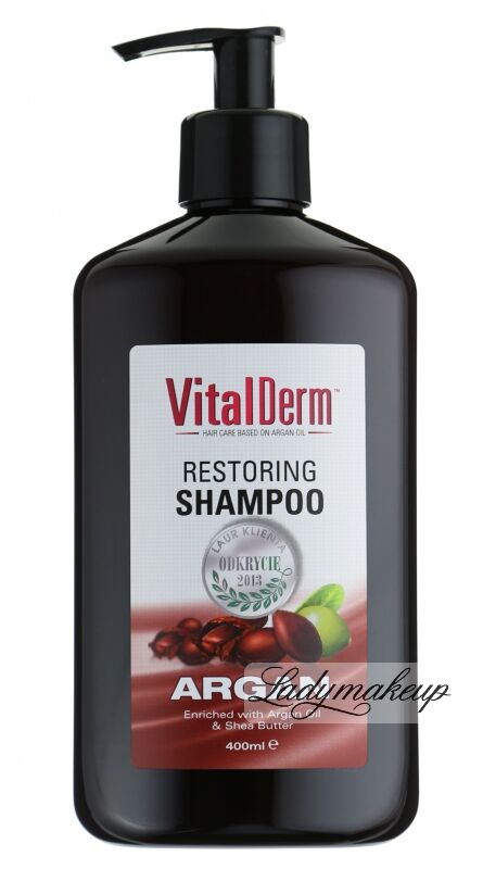 VitalDerm - RESTORING SHAMPOO - Odbudowujący szampon do włosów z olejem arganowym