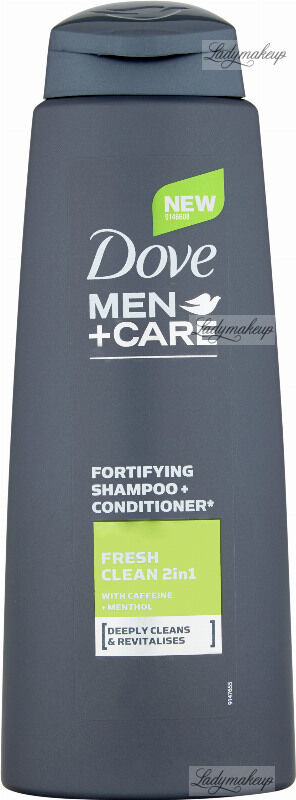 Dove - Men+Care - Fresh Clean 2in1 Shampoo + Conditioner - Szampon i odżywka 2w1 dla mężczyzn - 400 ml