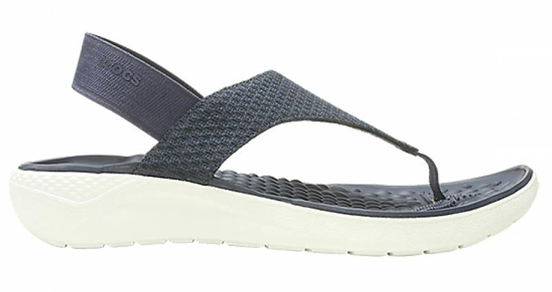 Sandały damskie Crocs LiteRide Mesh Flip granatowe205477462