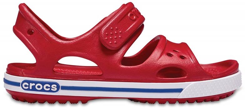 Sandały dziecięce Crocs Crocband II Pepper/Blue Jean czerwone 148546OE