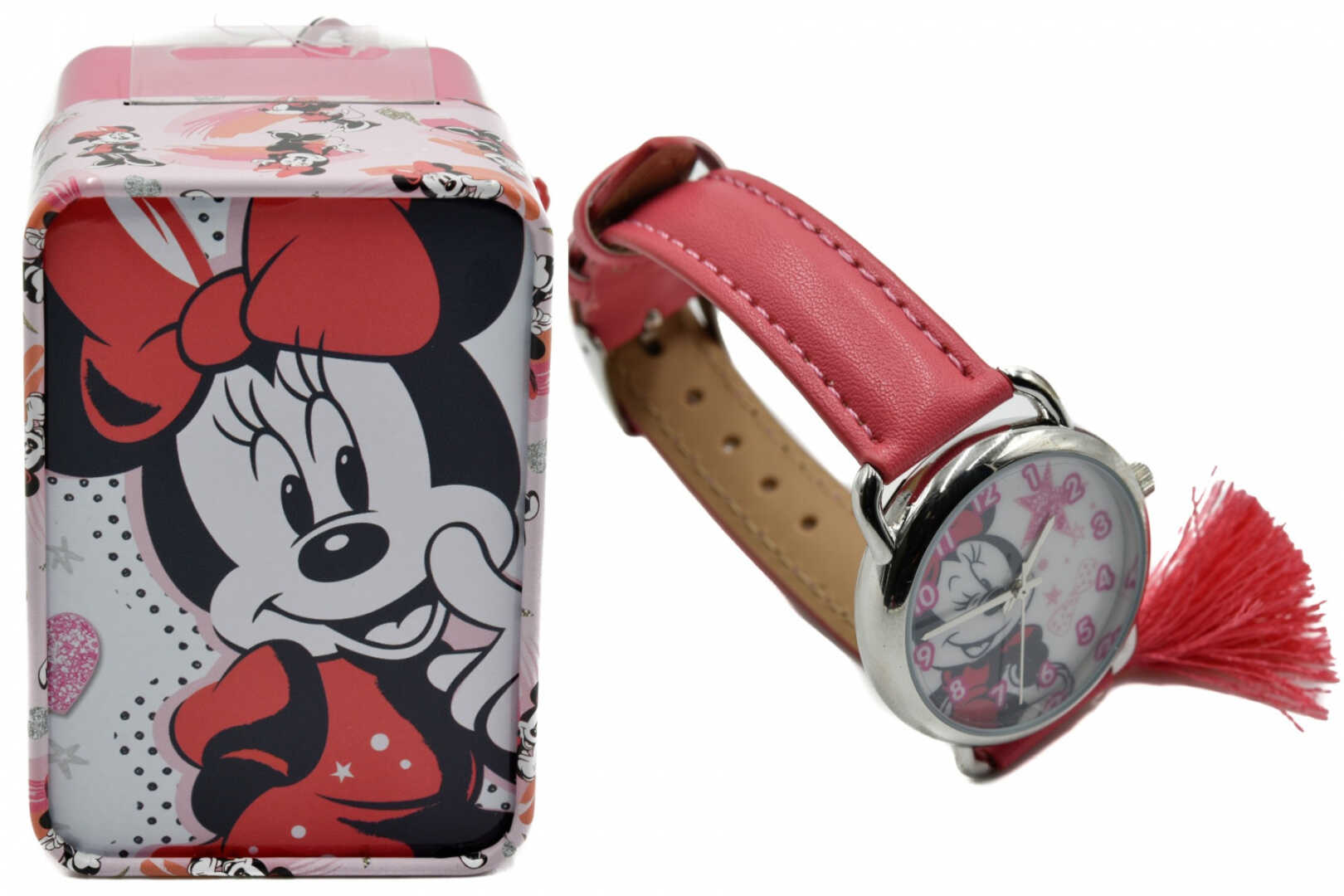 Zegarek Dla Dzieci Analogowy Myszka Minnie Disney