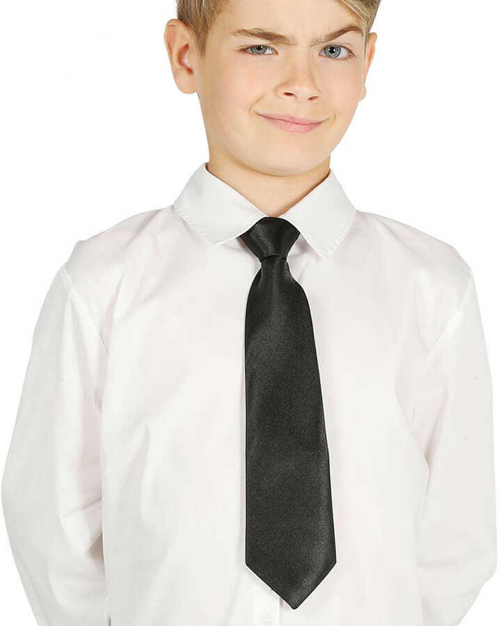Czarny krawat dla dziecka - 1 szt.